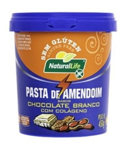Pasta De Amendoim Com Chocolate Branco Kodilar 450gr