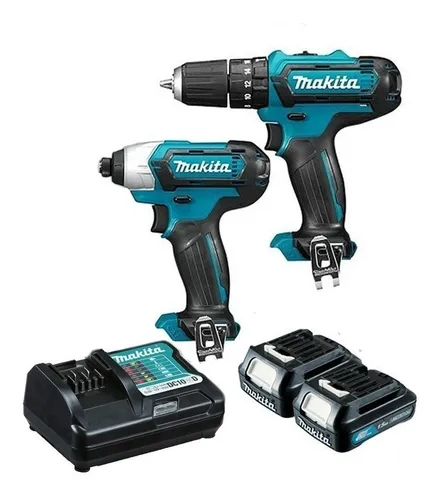 TALADRO INALAMBRICO MAKITA 1 BATERIA 1.5AH 75 PZS HP333DWYX4