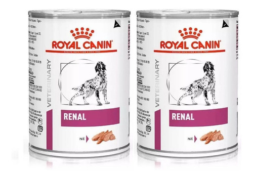 Kit 2 Unidades Ração Veterinary Diet Renal 410g Royal Canin