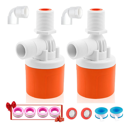 2 Válvula Control Automática Agua Nivel Bola Flotante Tinaco