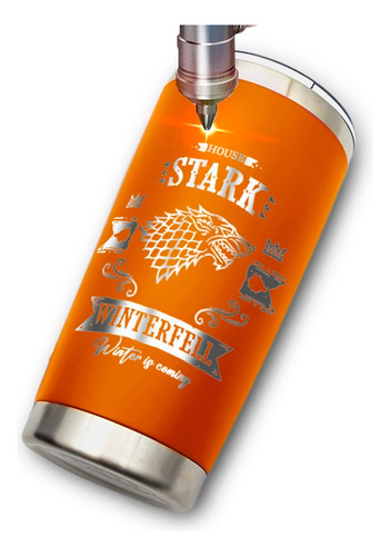 Termo Yite Naranja 500 Ml Game Of Thrones House Stark