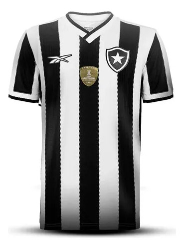 Camisa Oficial Botafogo 24/25 + Patch Campeão Libertadores