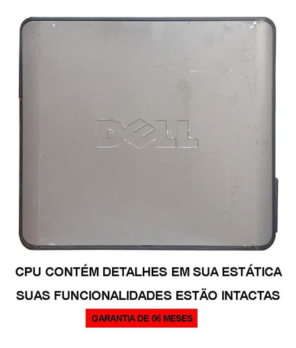 Imagem 2 de 8 de Cpu Dell Optiplex 780 Core 2 Quad 2gb Hd 500gb C/ Wifi