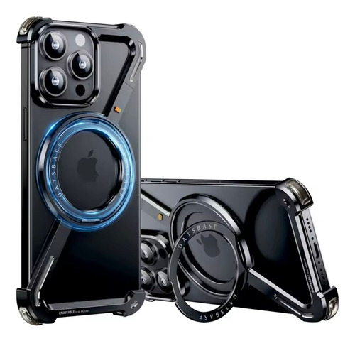 Case Metal Magsafe Alumínio Moldura Para iPhone 16 Pro, Max