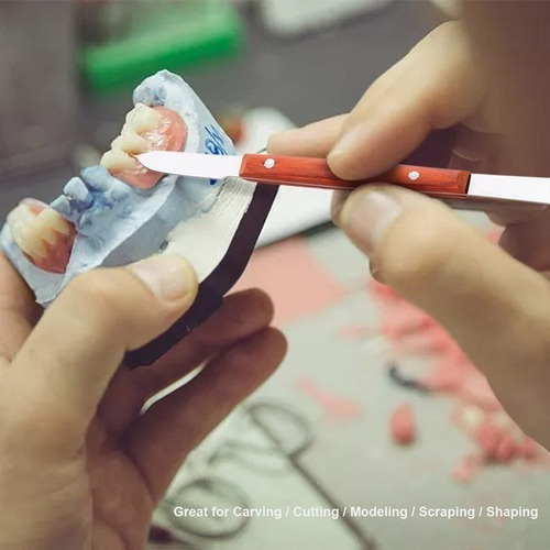 De Conjunto De 10 Utensilios Odontológicos De Acero