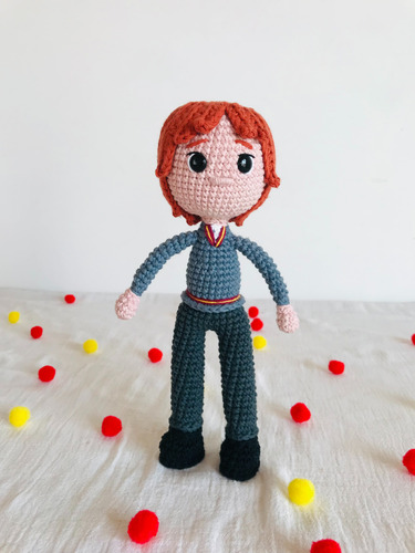Ronald Weasley Amigurumi Peluche Tejido Ron De Harry Potter