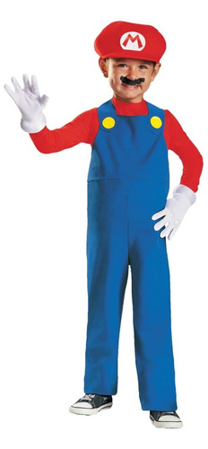 Disfraz Super Mario Bros Para Niños