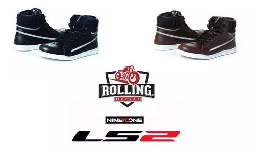 Botas Nine To One Rome Brown/black En Rolling Motors Núñez