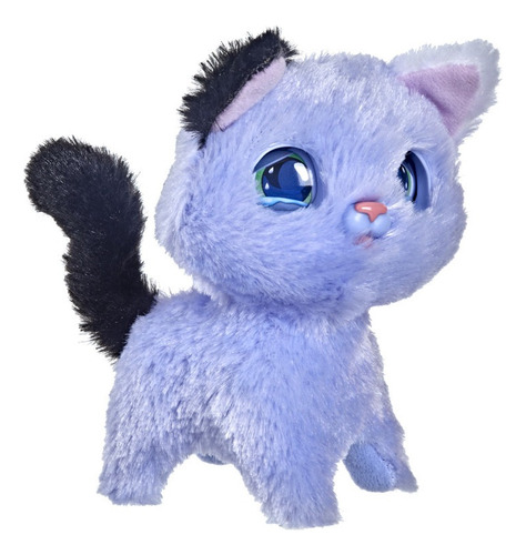 Juguete Furreal Peluche Mi Gatita Expresiva Azul
