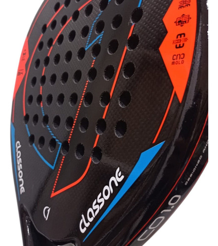 Paleta De Padel Paddle Class One 1.0 Full Carbono