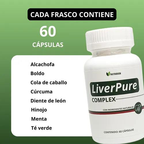Depurativo Natural Más Efectivo Liverpure Complex Pack X3