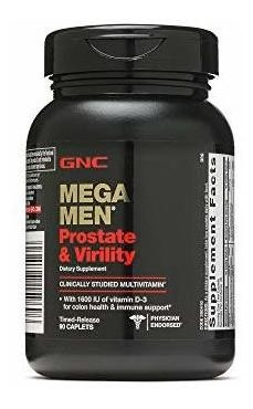 Gnc Mega Men Prostata Y Virilidad Multivitaminas 90 Cap