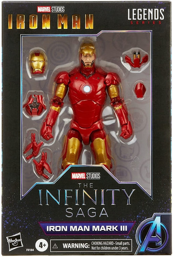 Iron Man Mark 3 Infinity Saga Marvel Legends (Reacondicionado)