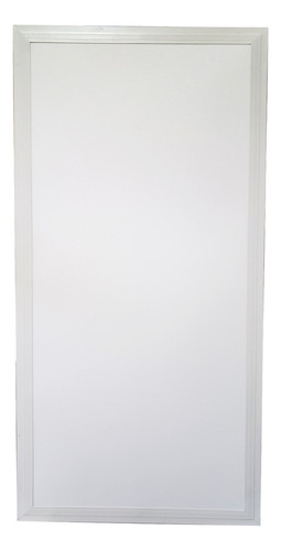 2 Pz Panel Led 30x60cm 24w Para Falso Plafon O Flotante Ml Color Marco Blanco Luz Fria 6500k