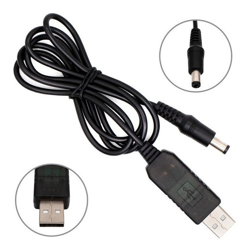 Cable Usb 5v A 9v Plug