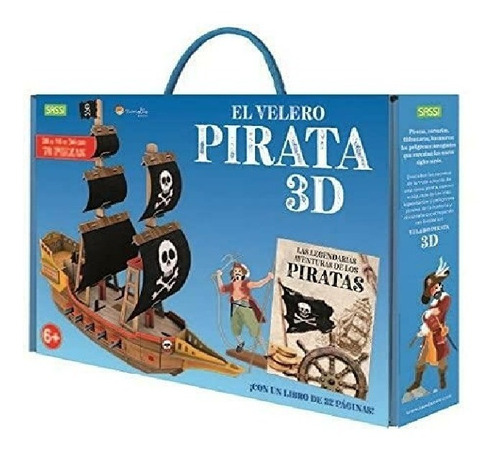 Libro El Velero Pirata + Maqueta 3d Sassi