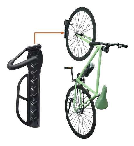 Rack Soporte De Pared Para Fijar Bicicleta / Tipo Gancho