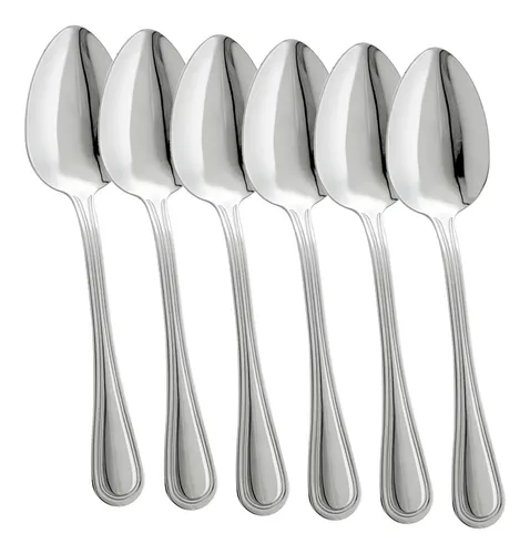 comprar Set 12 Cucharas Soperas De Acero Linea Emilio 20 Cm