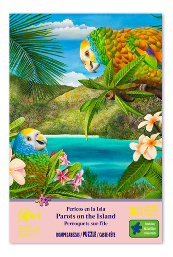Rompecabezas Wuundentoy Gold Edition Aves De La Isla 300 Pzas