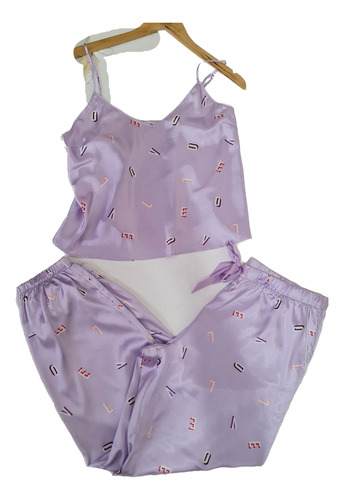 Victorias Secret Lujosa Pijama Satinada