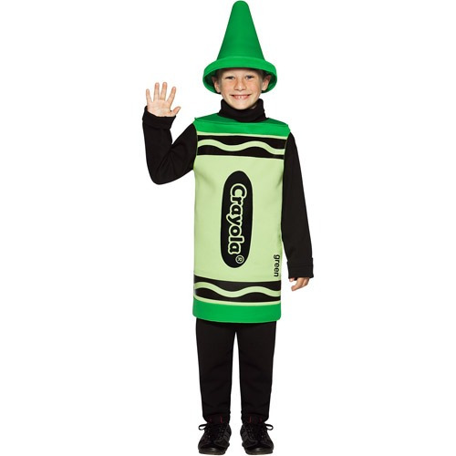 Disfraz Para Niños Crayola Verde Talla 4-6x Halloween
