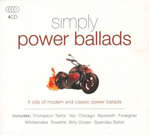 Simply Power Ballads 4cd Nuevo Musicovinyl