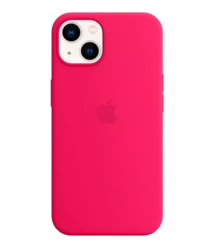 Carcasa protectora Premium Silicone case rosa pink con diseño [capas para  celulares] para Apple iPhone Compatível com iphone 13 mini / 13 / 13 pro /  13 max por 1 unidad
