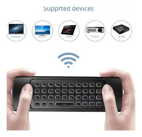 Controle Air Mouse 2.4g Com Sensor Teclado Smart Tv , Pc Box