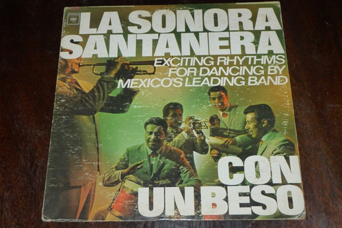 Jch- La Sonora Santanera Con Un Beso Guaracha Son Ed.usa Lp