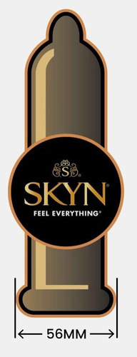 Imagen 2 de 5 de Preservativo Sin Latex Grande Skyn X 12u.