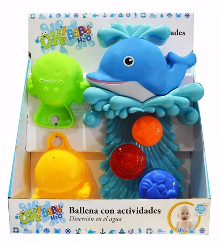Ballena Con Actividades Con Agua Ok Baby Giro Didáctico