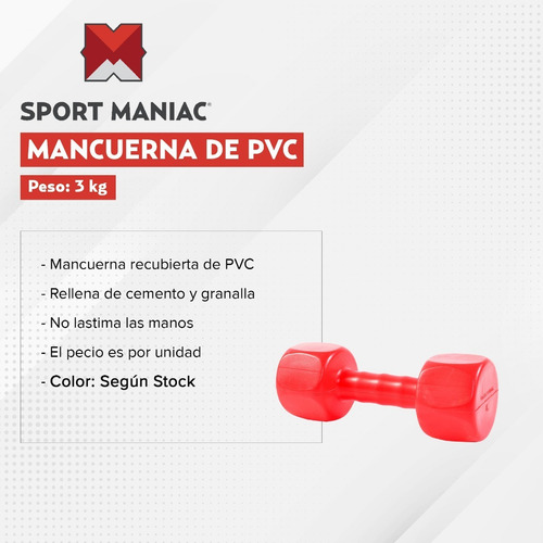 Imagen 2 de 6 de Colchoneta + Tobilleras 1 Kg + Mancuernas 3 Kg. Kit Fitness