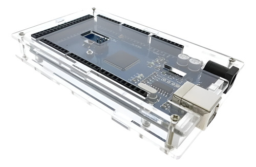 Caja De Acrilico Transparente Arduino Mega 256 R3