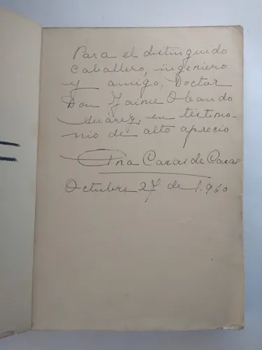 Ana Casas V. De Casas / Versos Y Recuerdos (firmado) (Usado)