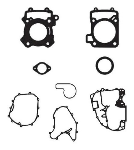 Junta Bajaj 200 Ns Rouser Jgo. Motor Alfa 01ba1420