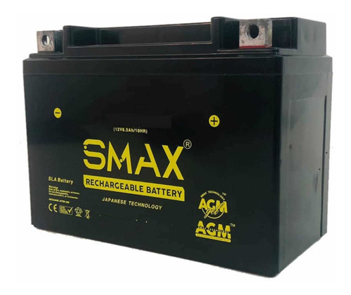 Batería 12v 6,5ah 10 Hr High Power 12n6.5 Aguila Md Smax.