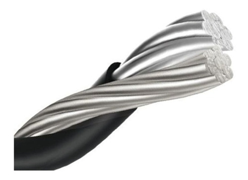 Imagen 1 de 4 de Cable De Aluminio Preensamblado 2x25mm Iram. X 100 Metro