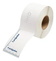 Comprar Etiquetas Térmicas Directas Rollo Con 200 Etiquetas 4x6 In Color Blanco INKO Etiquetas Bulto y Pallet MercadoFull 10x15cm 10 x 15 cm