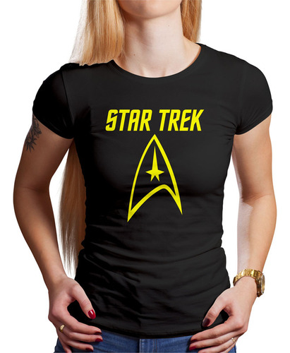 Polo Dama Star Trek (d0159 Boleto.store)