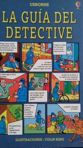 La Guia Del Detective  Usborne...precioso Libro Jovencitos