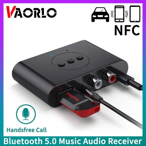 Receptor De Audio Bluetooth 5.0, Nfc, Disco U, Rca, Aux, Usb