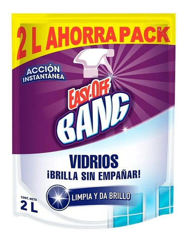 Limpiavidrios Easy-off Bang 2l