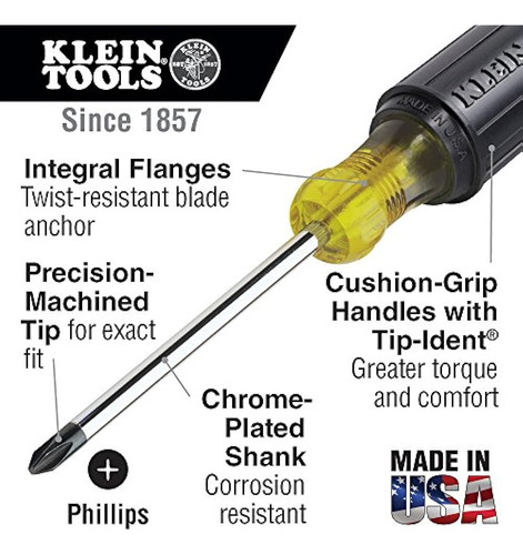 Klein Tools 604 3 Phillipstip Destornillador En Miniatura Co