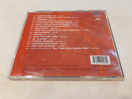 Argentino Luna - Cd Enhanced 2005 Nacional Excelente 8/10 (Usado)