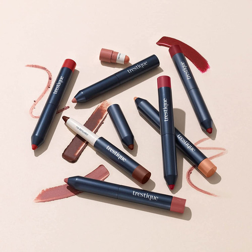 Trestique Lápiz Labial Mate, Lápiz Labial Mate Con Bálsamo D