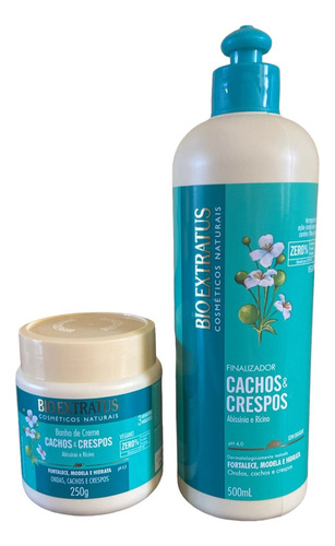 Kit Bio Extratus Cachos E Crespos Bc 250ml Finalizador 500ml