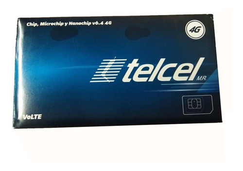 Chip Telcel 4g Lte Micro/nano V6.4 Precargado $50
