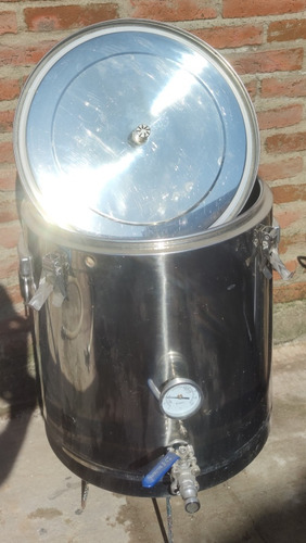 Macerador 50l Inoxidable Con Válvula Y Falso Fondo 