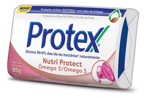 Sabonete Em Barra Nutri Protect Ômega 3 85g Protex