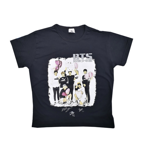 Kit10 Camisa Kpop Camiseta Bts Todos Os Integrantes 100% ALG